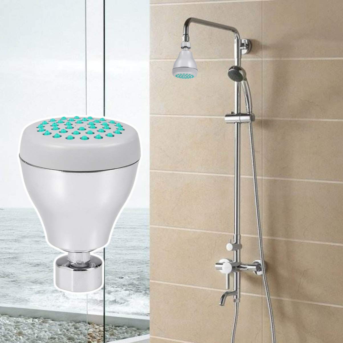 BESPORTBLE RV Shower Head - 3 in 1 Handheld Rain Shower Head with Adjustable High Pressure Nozzle, Removable Shower Sprinkler for RV, Camper, Tiny House & Bathroom - Perfect for Water Saving and Relaxing Spa Experience
