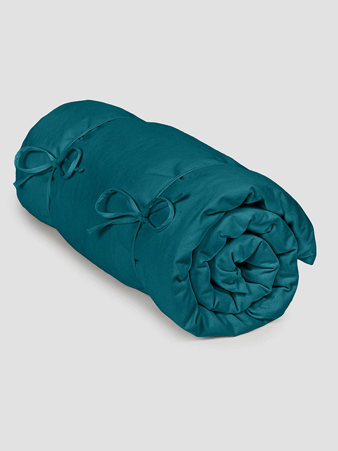 Premium Organic Roll-Up Futon Mat for Yoga & Meditation - Extra Thick & Long for Comfort - Ideal for Yoga Studios, Home Practice & Relaxation Spaces