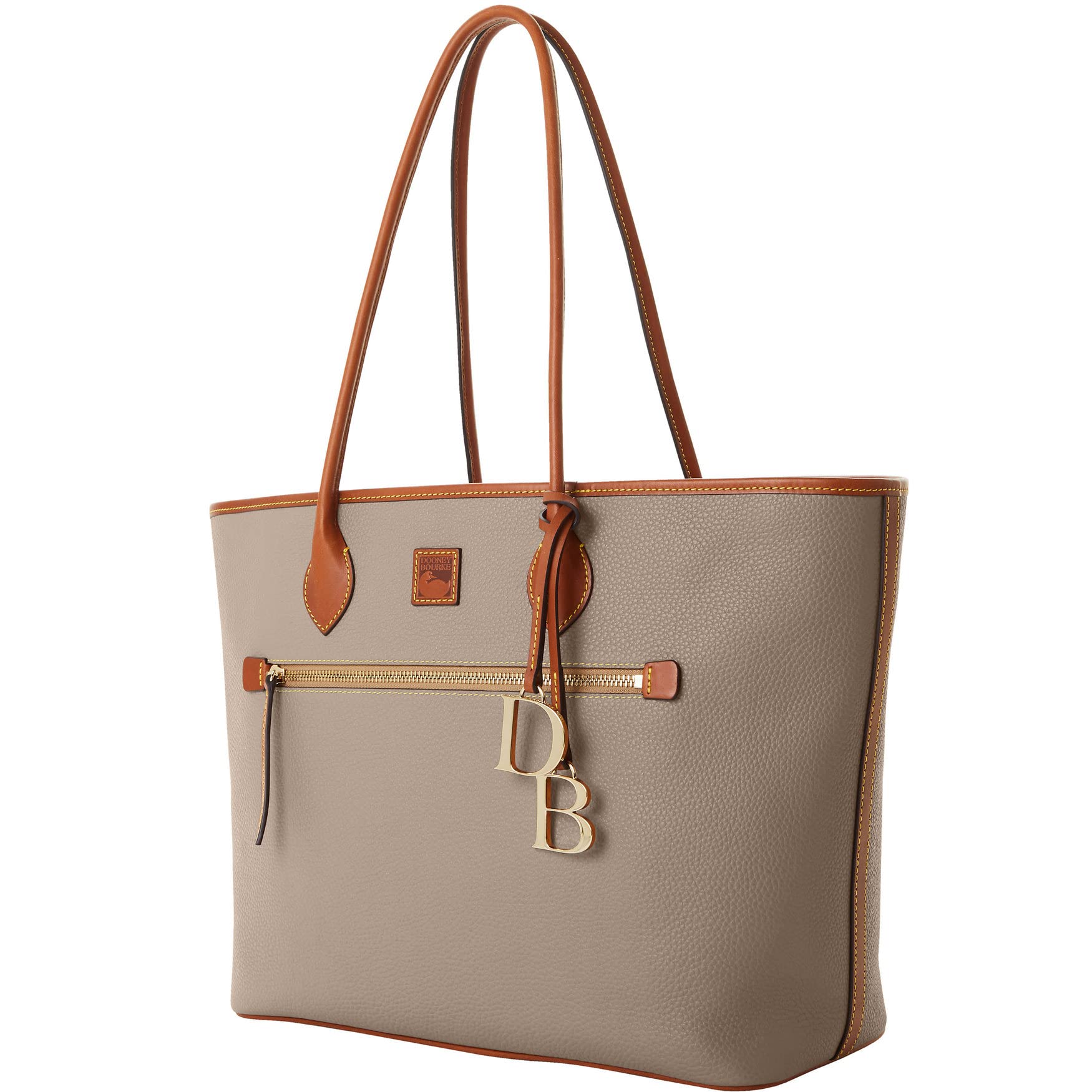 Dooney & Bourke Large Leather Tote Bags for Women - Spacious Zippered Tote with Adjustable Shoulder Straps | Perfect for Work, Travel & Everyday Use