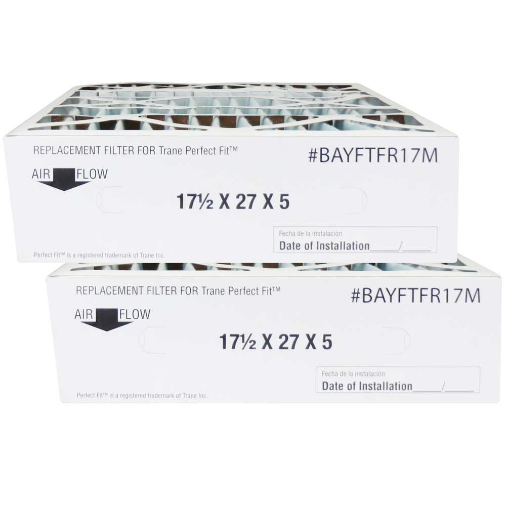 Atomic BAYFTFR17M 17.5x27x5 MERV 11 Trane Replacement Furnace Air Filter – 2 Pack – High Efficiency HVAC Filter for Improved Indoor Air Quality in Homes & Offices