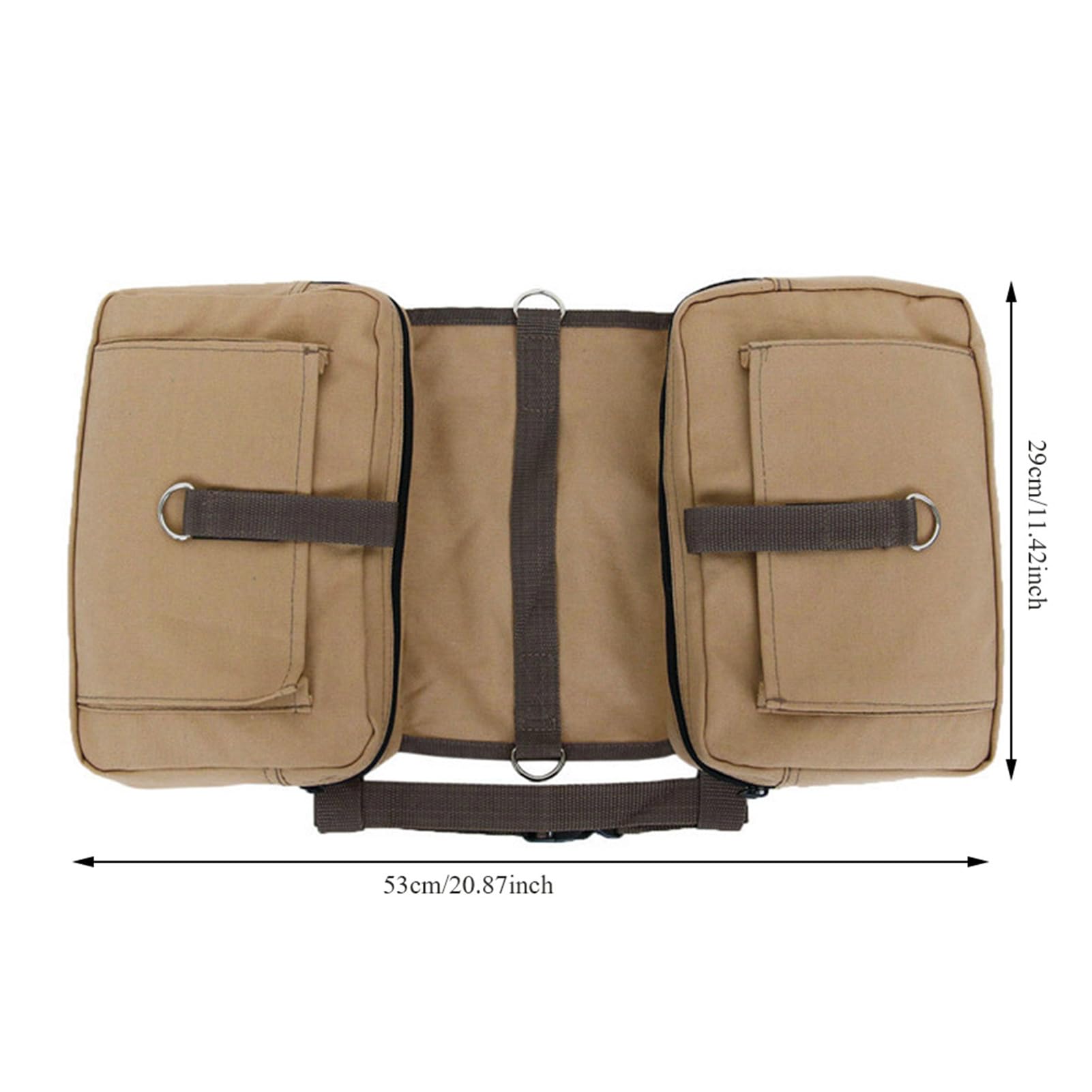 Durable Dog Hiking Backpack - Adjustable Saddlebags Pack for Small Medium Large Dogs - Outdoor Vest for Travel, Camping & Adventure - Perfect for Hiking, Beach Trips & Daily Walks