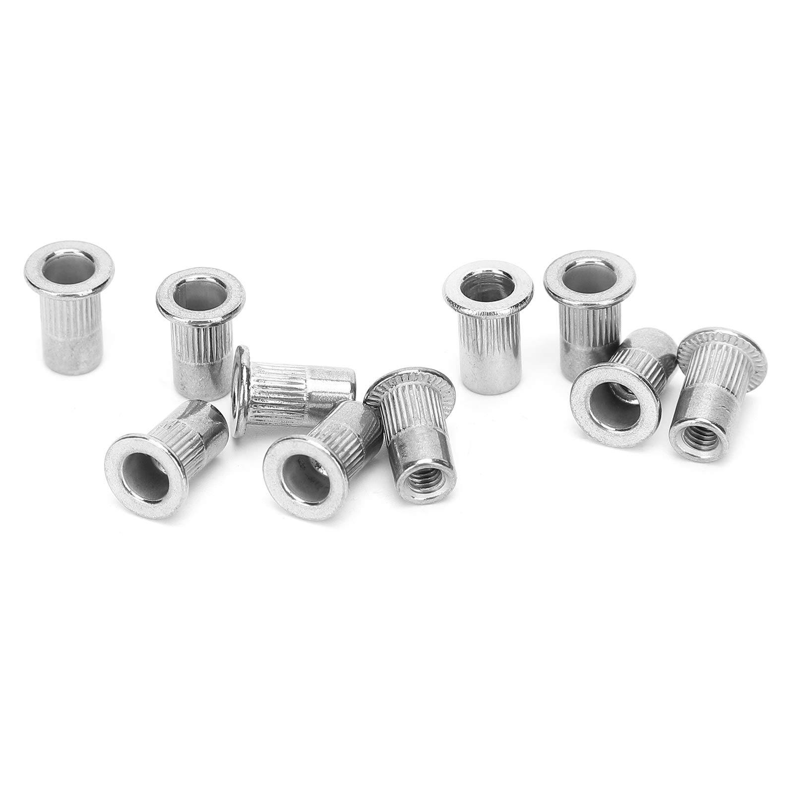 Stainless Steel Rivet Nuts - Anti-Rust Industrial Fasteners for Furniture & Home Improvement | Durable Small Hardware for DIY Projects & Metal Fabrication