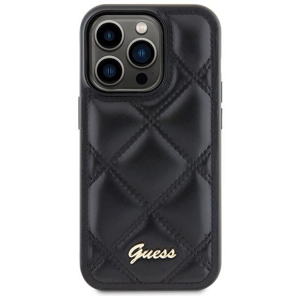 Guess Quilted Metal Logo iPhone 15 Pro (6.1