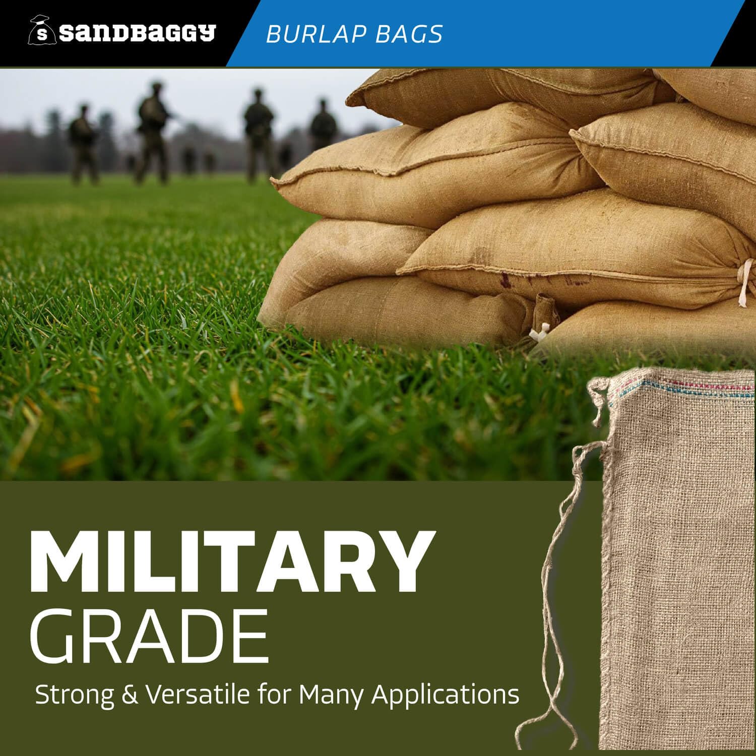 Sandbaggy Heavy Duty Burlap Sand Bags 14