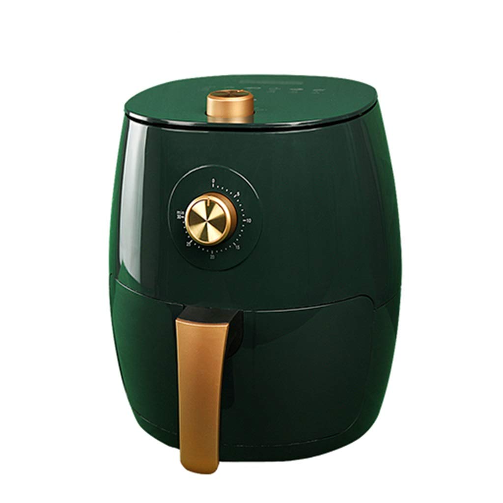 Oil-Free Electric Air Fryer with Dehydrator - 5.8QT Compact Airfryer Oven, Smart Cooking for Healthy Meals - Perfect for Roasting, Baking & Reheating - Green (29x39.4x33.7cm) - Ideal for Small Kitchens & Quick Family Meals