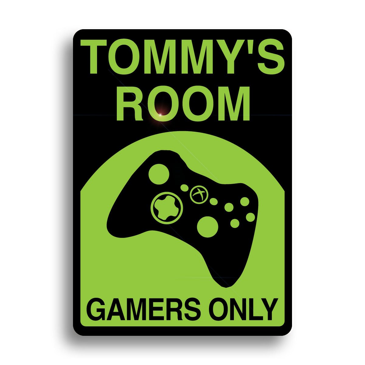 Personalized Video Game Sign - Custom Engraved Solid Aluminum Plaque - Fast Shipping - Perfect for Gamer Gifts & Man Cave Decor