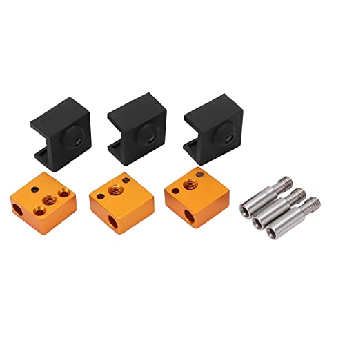High-Quality Aluminum Heater Block for CR10S S4 S5 3D Printers - Durable & Easy Installation with Silicone Sock - Perfect for DIY Printing & Rapid Prototyping