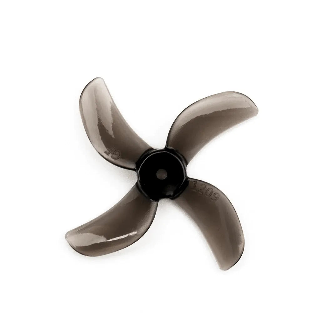 Gemfan 1209 4-Blade 31mm Propeller - 0.8mm/1mm/1.5mm Shaft Compatible with 0802 25000KV Motor (16-Pack) - Perfect for FPV Drone Racing and DIY Micro Quadcopter Builds