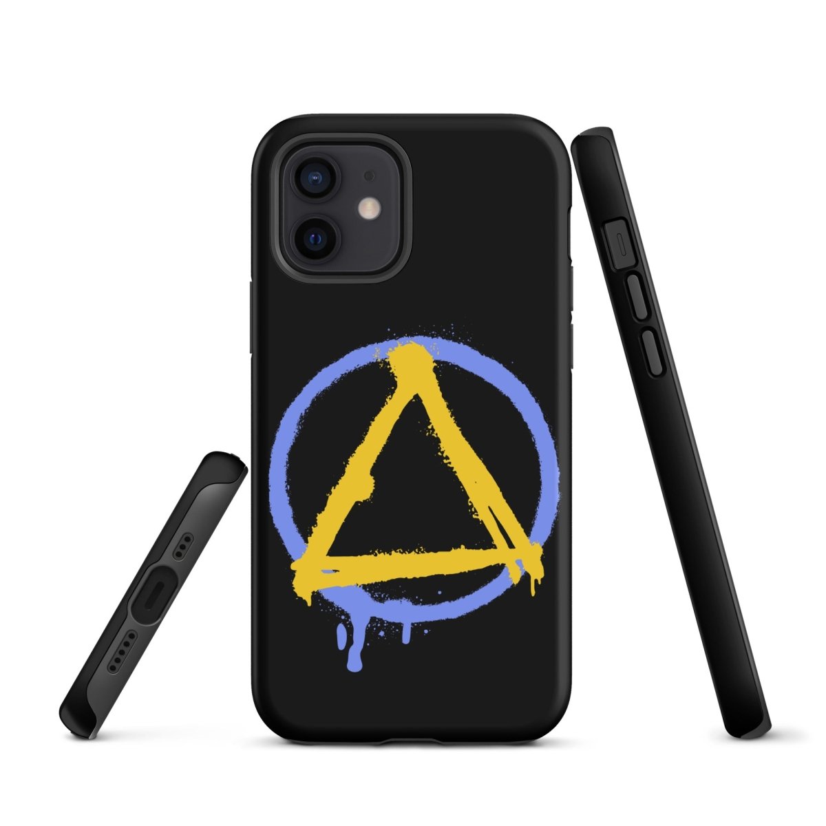 Sober Symbol Durable Shockproof iPhone Case - Protective Cover for iPhone 14/13/12/11 Pro Max XR XS - Slim Fit Anti-Scratch Phone Case for Everyday Use & Outdoor Activities