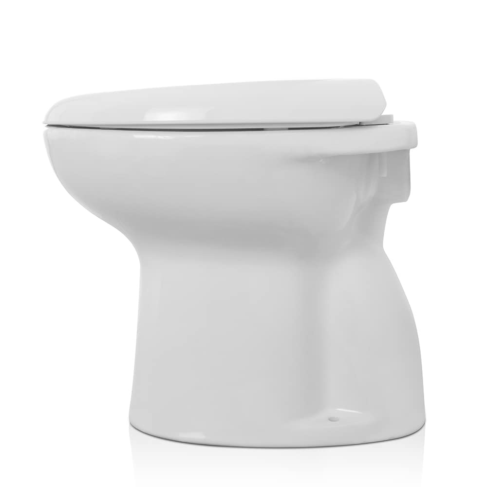 Clara Series Complete Bathroom Set - Toilet, Bidet, Sink with Column & Toilet Cover | Modern Bathroom Fixtures for Home Renovation | Perfect for Small Bathrooms & Apartments