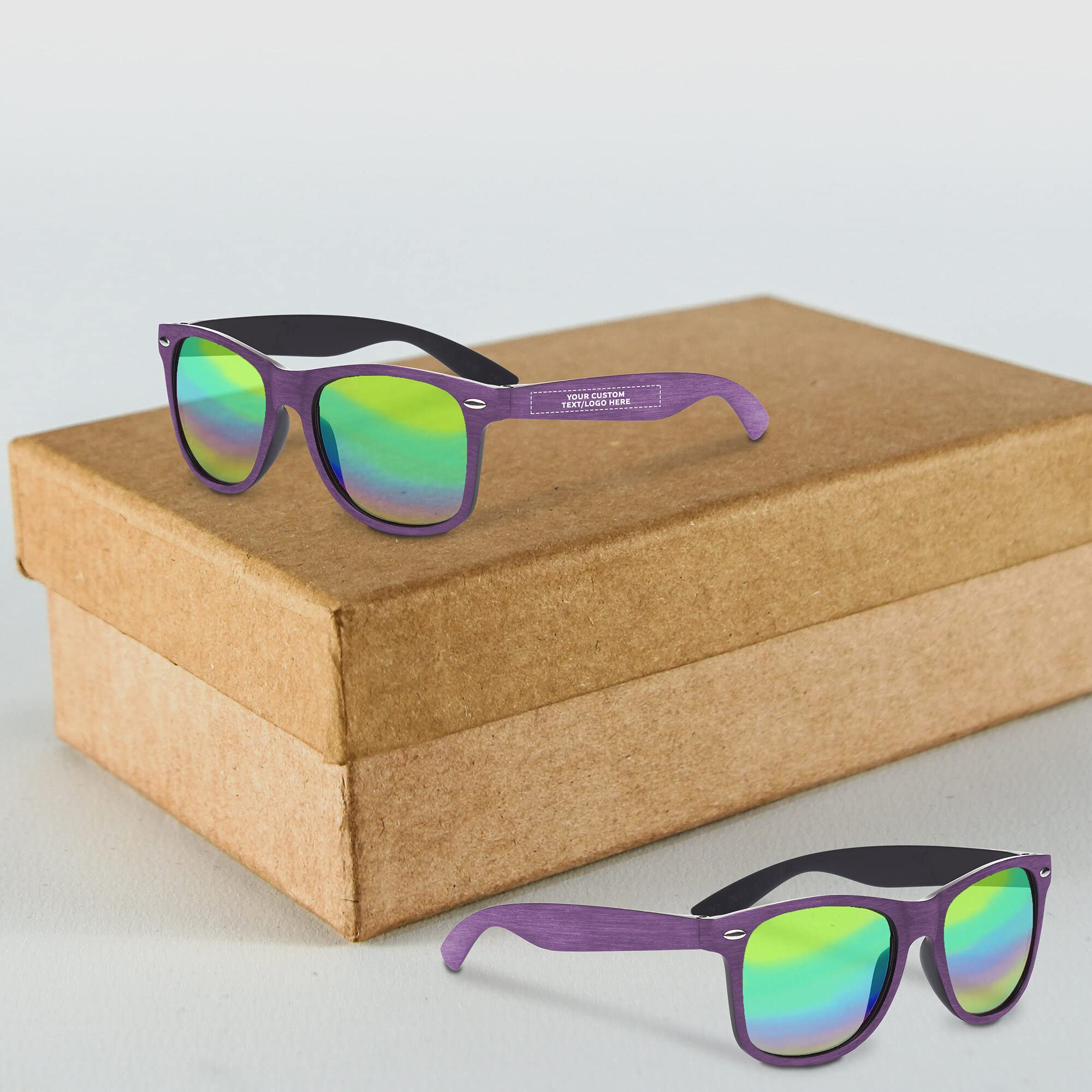 Stylish Matte Woodgrain Finish Sunglasses for Men & Women - UV Protection Polarized Shades - Perfect for Outdoor Activities, Beach, Driving & Fashion