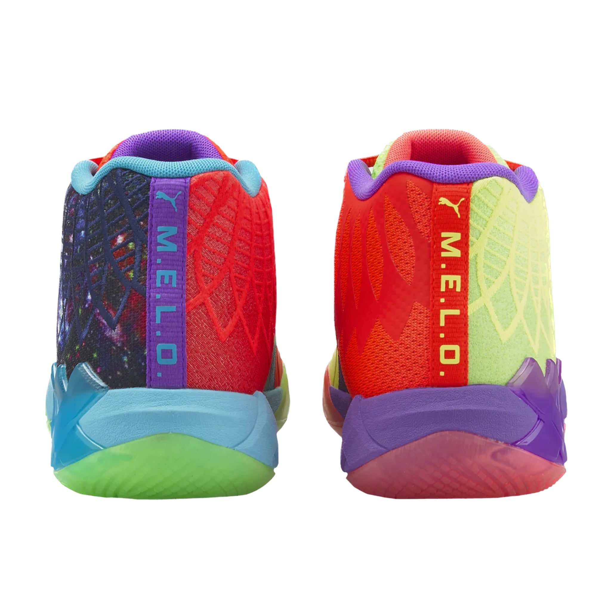 Puma LaMelo Ball MB.01 Basketball Shoes - Be You Green Gecko & Red Blast Colorway | High-Performance Sneakers for Streetball & NBA Games