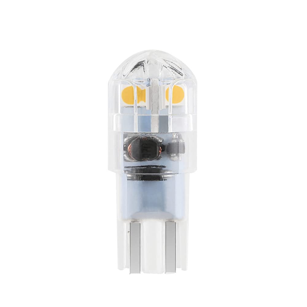 1 Pair T10 LED Car Trunk Light - 3030 8SMD Yellow License Plate & Top Light Bulbs for Vehicles | Perfect for Interior, Exterior, and Custom Car Lighting Upgrades