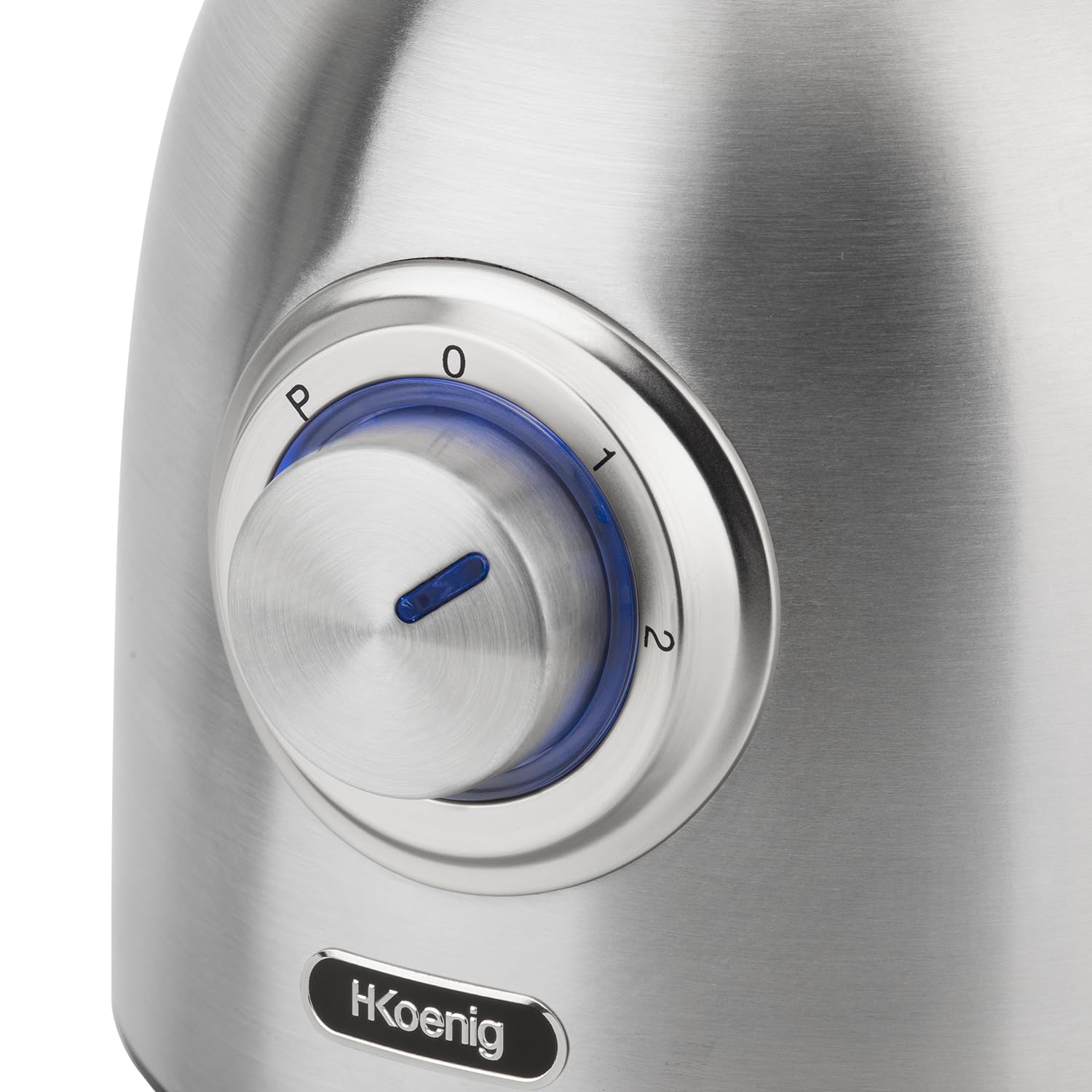 H.Koenig MXK32 Powerful 1000W Glass Blender with Titanium Blade - 2 Speeds & Pulse Function for Smoothies, Milkshakes, Ice Crushing, Soups - Perfect for Kitchen, Restaurant & Healthy Lifestyle