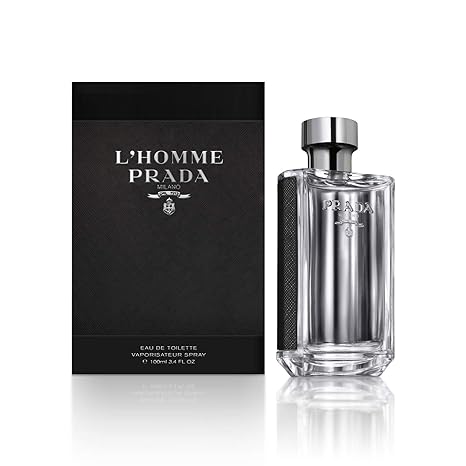Prada L'Homme Eau de Toilette Spray for Men - Fresh & Masculine Cologne - Perfect for Daily Wear, Office & Special Occasions