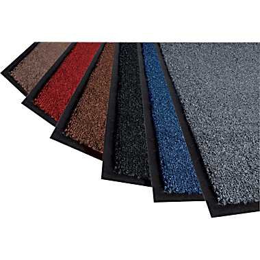 Premium Herco 3' x 4' Indoor/Outdoor Plush Carpet Entrance Mat - Soft Non-Slip Doormat for Home, Office, Apartment - Waterproof & Durable - Grey - Perfect for Entryways, Mudrooms & High Traffic Areas