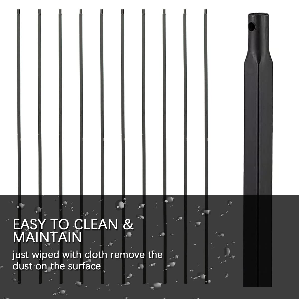 1/2 Inch Wrought Iron Balusters - 1/2