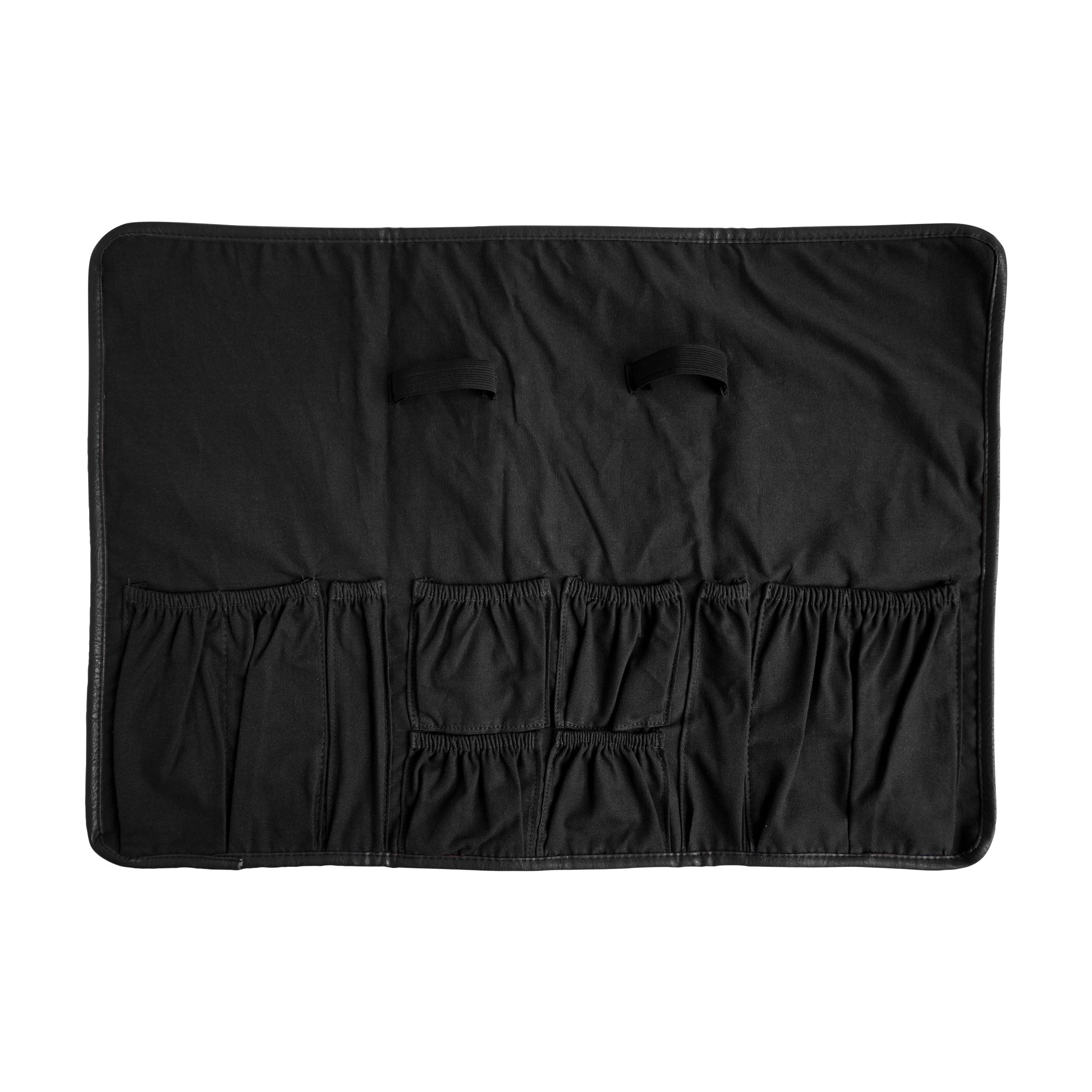 Premium Black Canvas Barware Roll Up - Portable Bartender Kit for Cocktail Making, Outdoor Parties & Home Entertaining