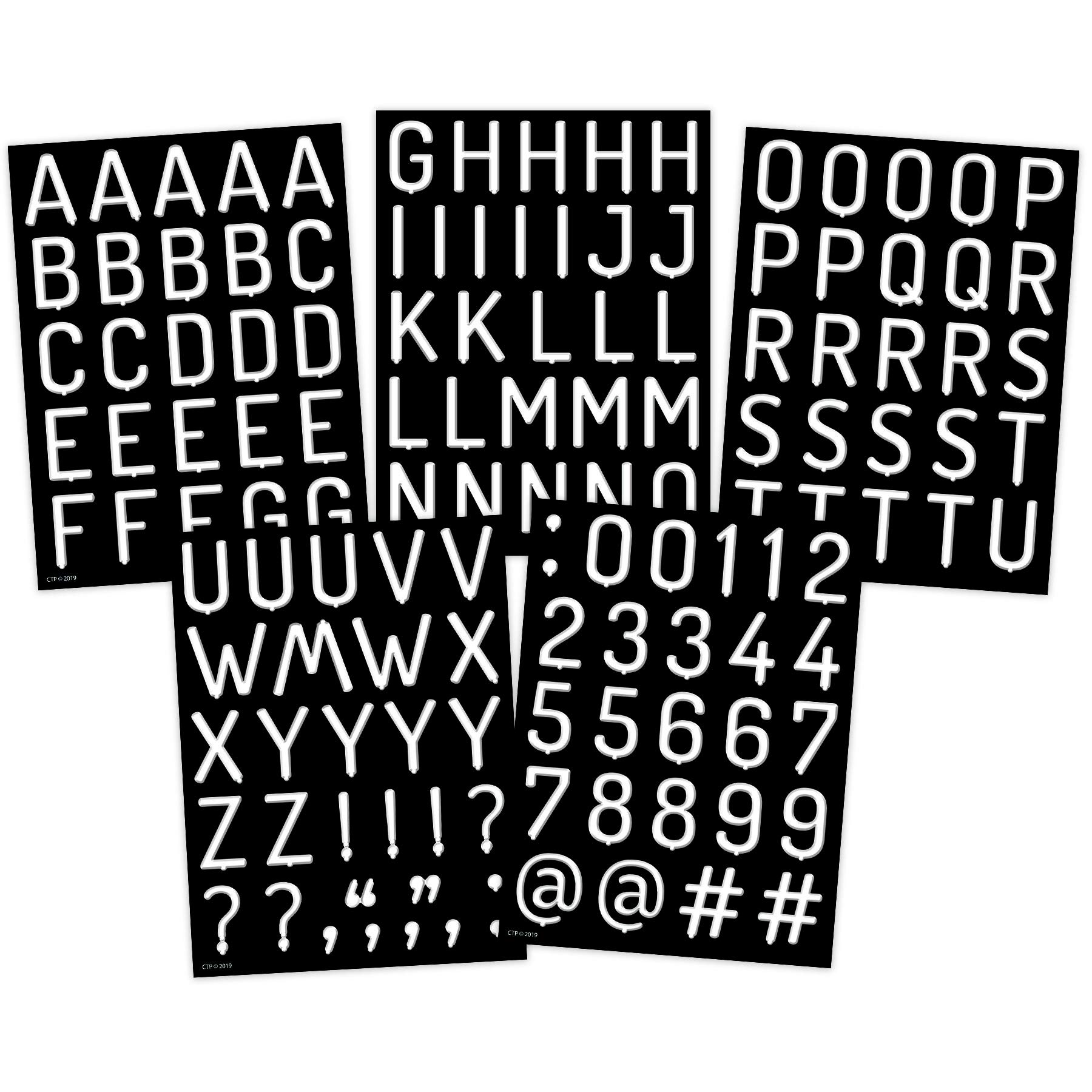 Creative Teaching Press White Letter Board with 1