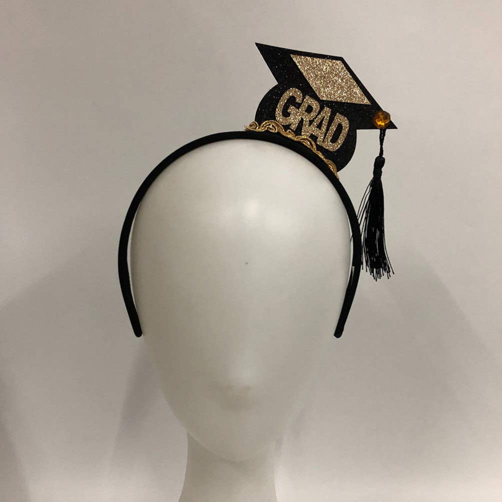 TENDYCOCO Mini Graduation Cap Headband - Bachelor's Degree Hair Accessory for Women & Girls - Perfect for Graduation Ceremony, Party, Photo Shoot & Celebration