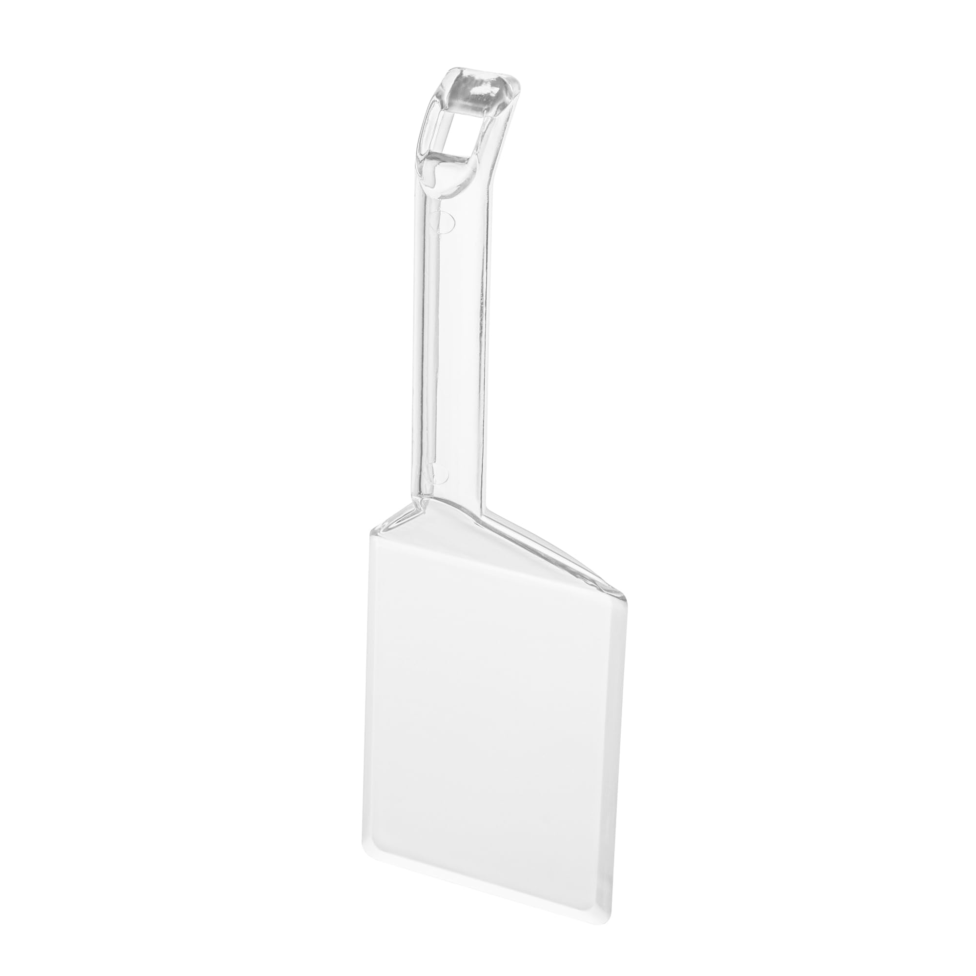 Restaurantware Cater Tek 10 Inch Disposable Serving Spatulas - 100 Pack Heavy-Duty Clear Plastic Lasagna Spatulas with Wide Edge & Comfortable Handle for Brownies, Cakes, Eggs - Perfect for Catering, Buffets, and Food Service