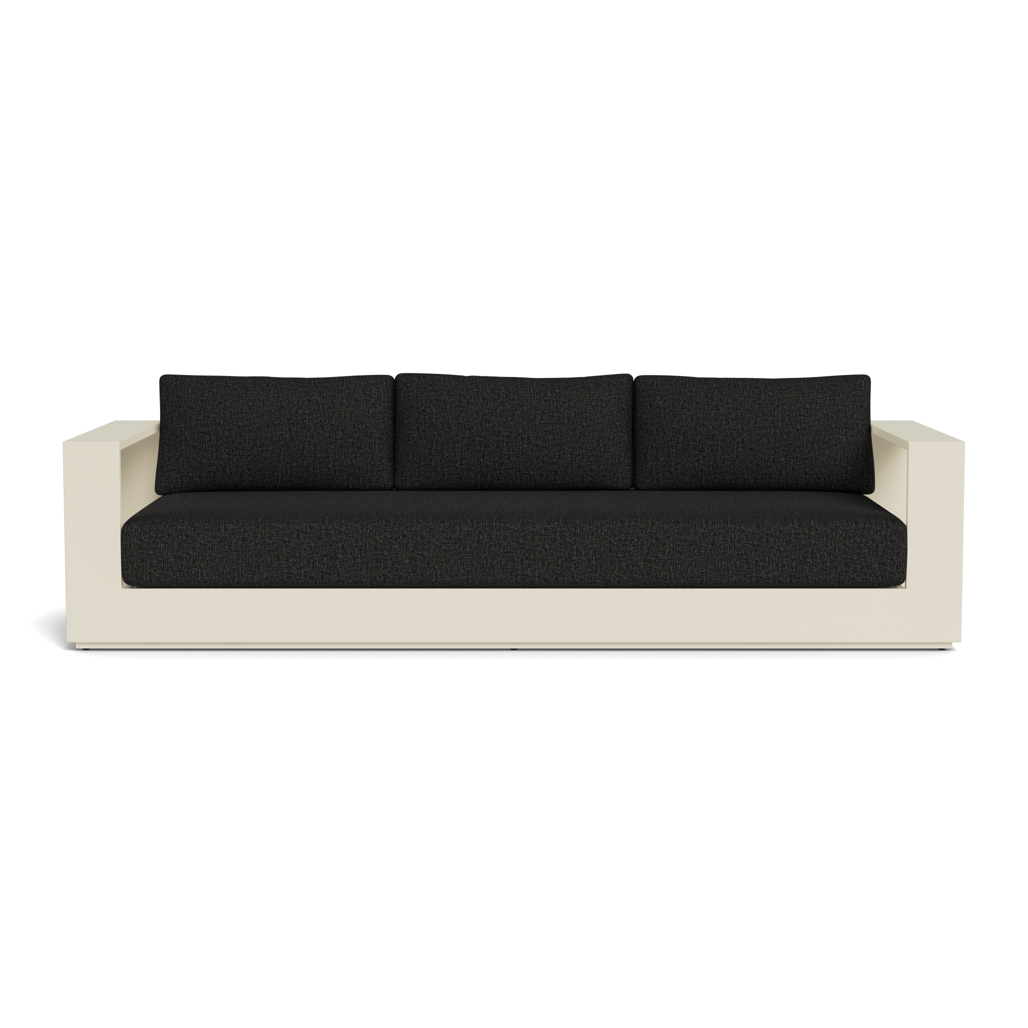 Hayman Aluminum 3-Seat Outdoor Patio Sofa Set - Modern All-Weather Garden Furniture for Backyard, Poolside & Deck Relaxation