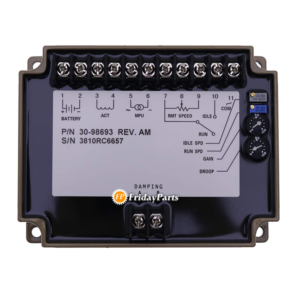 FridayParts Speed Controller Control Governor 3098693 Compatible for Cummins Engine KTA19 - Heavy Duty Diesel Engine Performance Part - Perfect for Truck, Marine & Industrial Equipment Maintenance