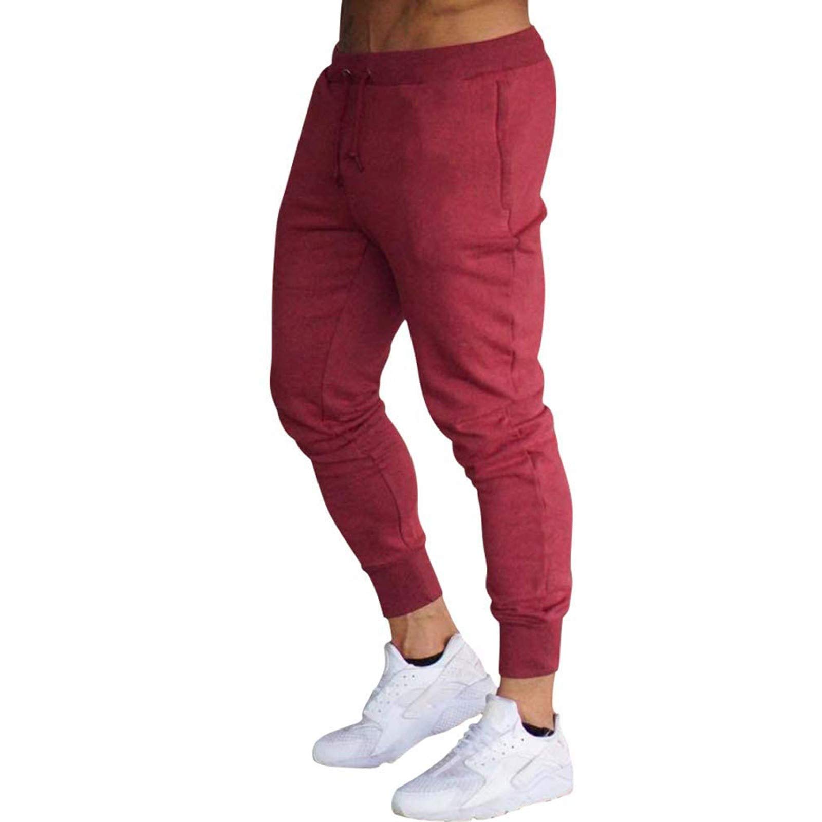 Men's Slim Fit Joggers Sweatpants - Athletic Running Pants with Pockets for Gym, Workout & Casual Wear | CChongse