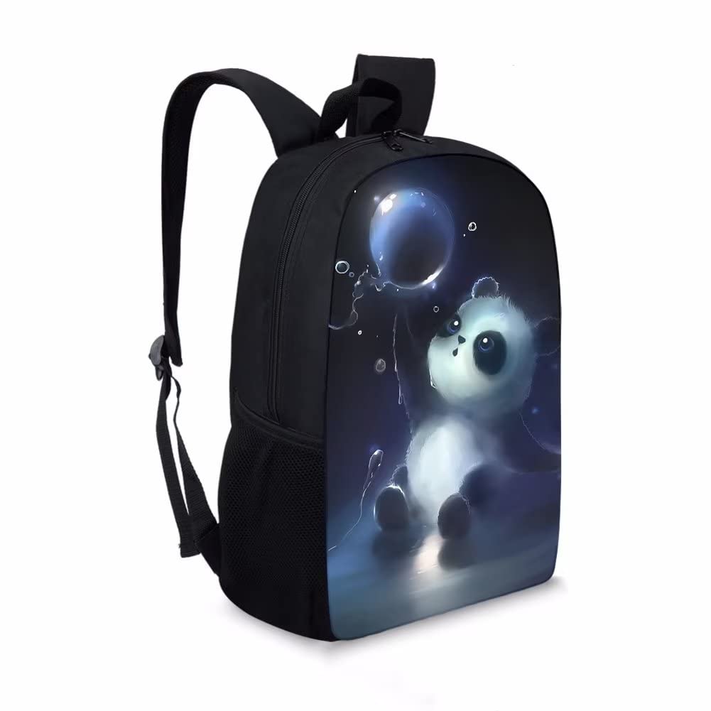 AmzPrint 17 Inch Cute Cartoon Kawaii Backpack for Girls - Lightweight School Book Bag with Laptop Compartment | Perfect for School, Travel & Daily Use