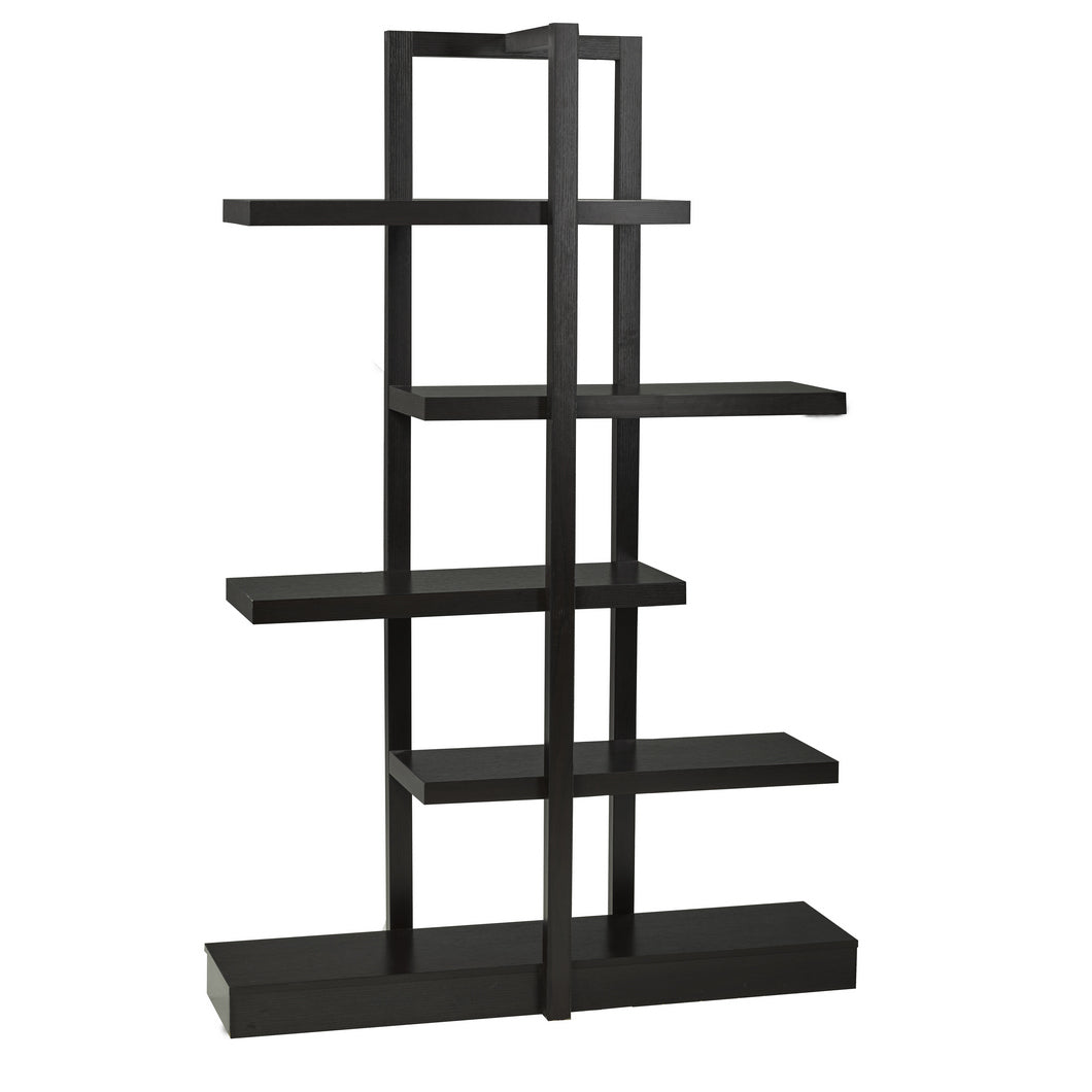Dark Cherry Wood Display Shelf - Elegant Storage for Home Decor, Books & Collectibles - Perfect for Living Room, Bedroom or Office Organization