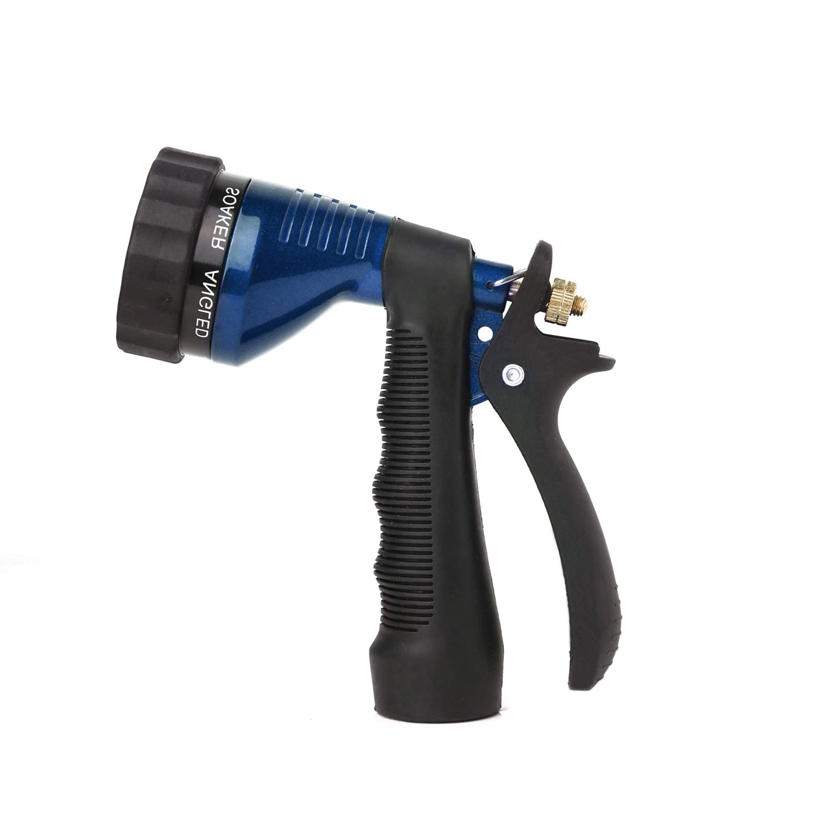 Premium GREEN MOUNT Metal Garden Hose Nozzle - Heavy Duty Water Spray Nozzle with 8 Adjustable Patterns for Lawn, Car Washing & Outdoor Cleaning
