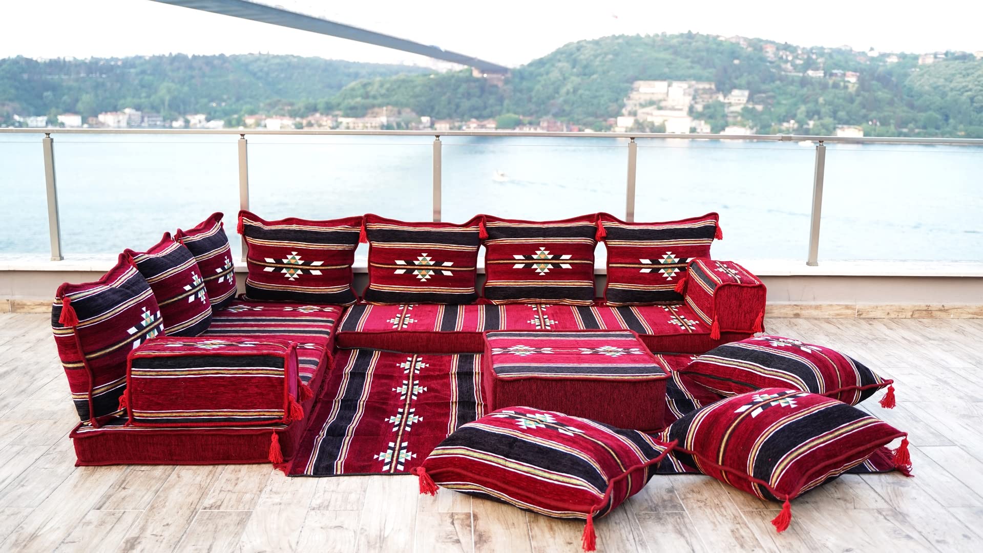 L-Shaped Floor Couch 4