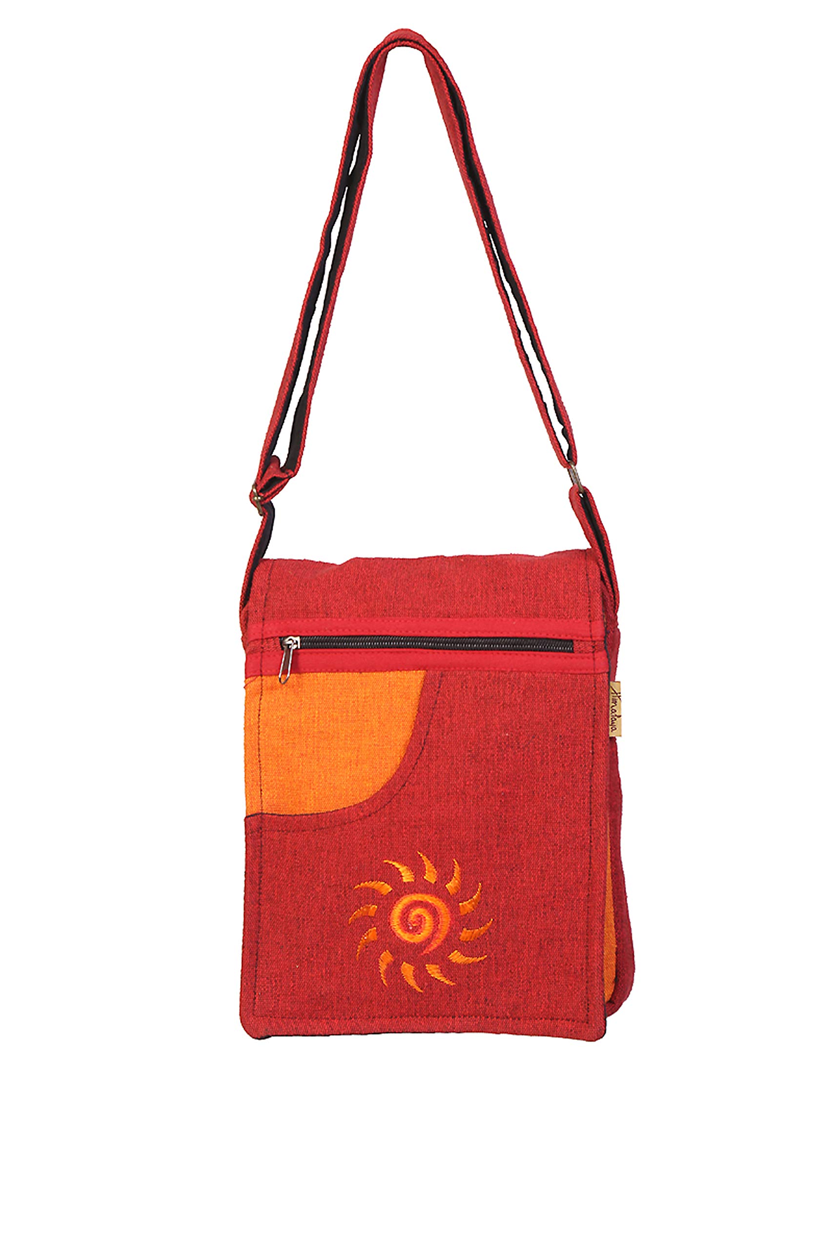 Stylish Cotton iPad Messenger Bag - Boho Hippie Travel Crossbody Bag for Women & Men | Waterproof Passport Holder & Festival Shoulder Purse | Perfect for Work, Travel & Music Events