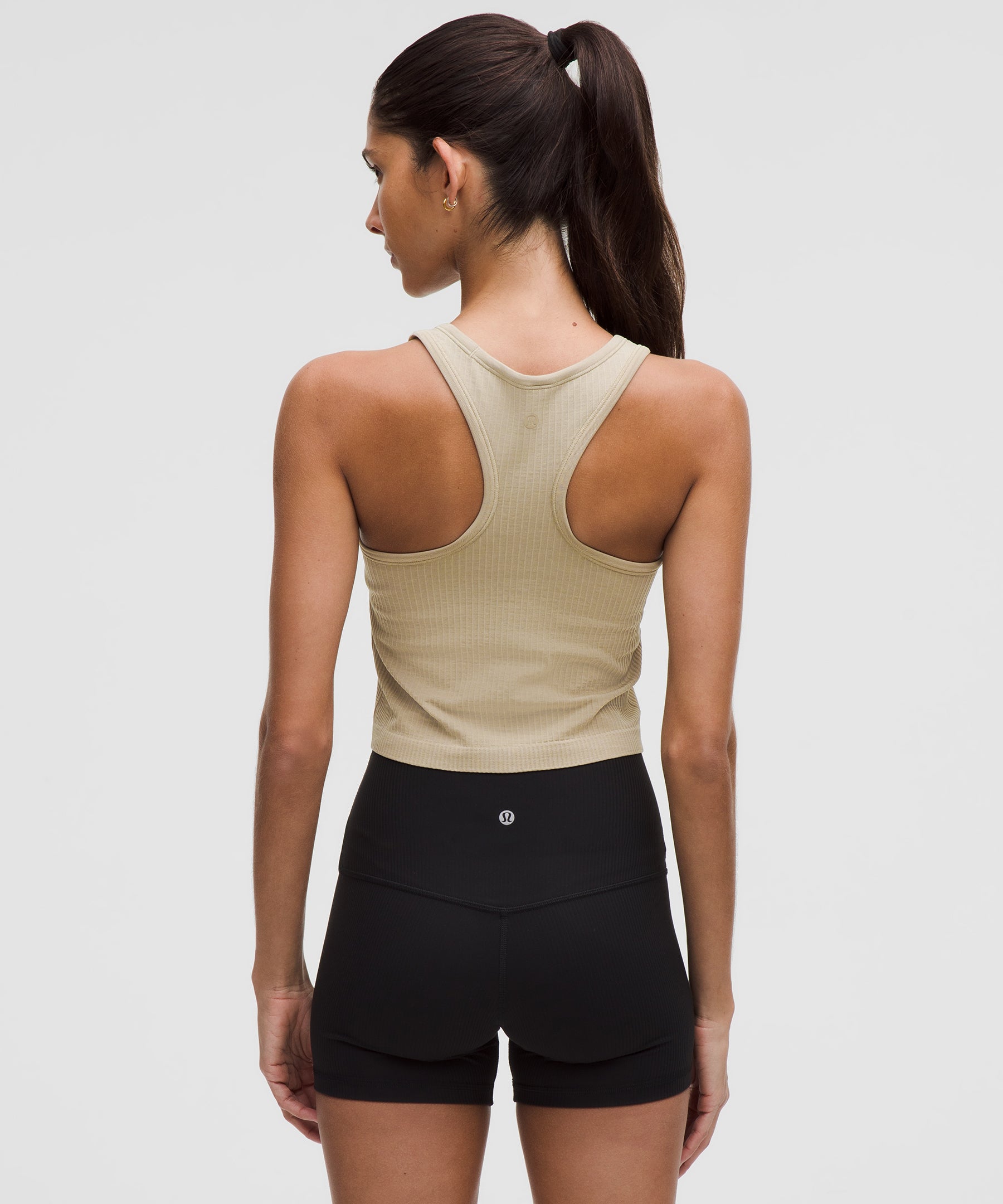 Lululemon Ebb to Street Cropped Racerback Tank Top for Women - Yoga, Workout & Gym Essential - Breathable & Stretchy Activewear for Running & Fitness