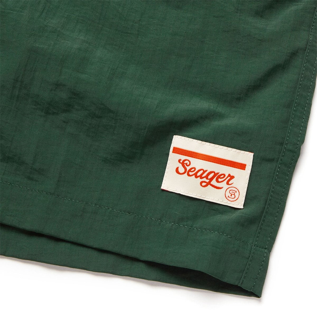 Seager Yuma Lightweight Quick-Dry Shorts for Men - Pine Green | Comfortable Outdoor Hiking & Running Shorts with Pockets