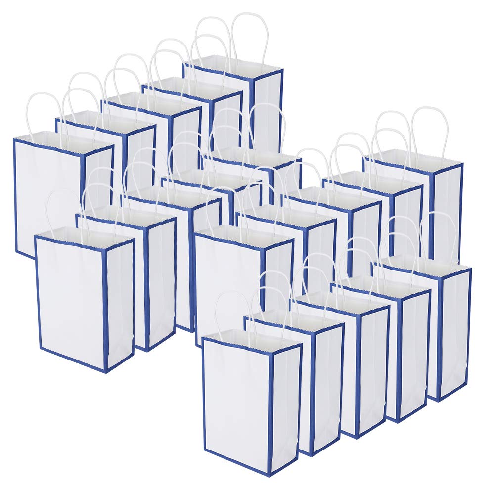 Eco-Friendly Portable Kraft Paper Shopping Bags - Durable & Tear-Resistant for Clothes, Groceries & Retail Use - Perfect for Shopping, Gifts & Sustainable Packaging