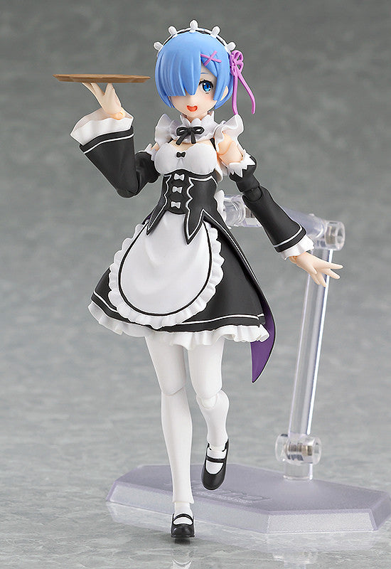 Figma #346 Rem Re:Zero Starting Life in Another World Anime Figure - Collectible Action Figure for Anime Fans & Re:Zero Merchandise Lovers - Perfect for Display, Cosplay, and Gift Giving