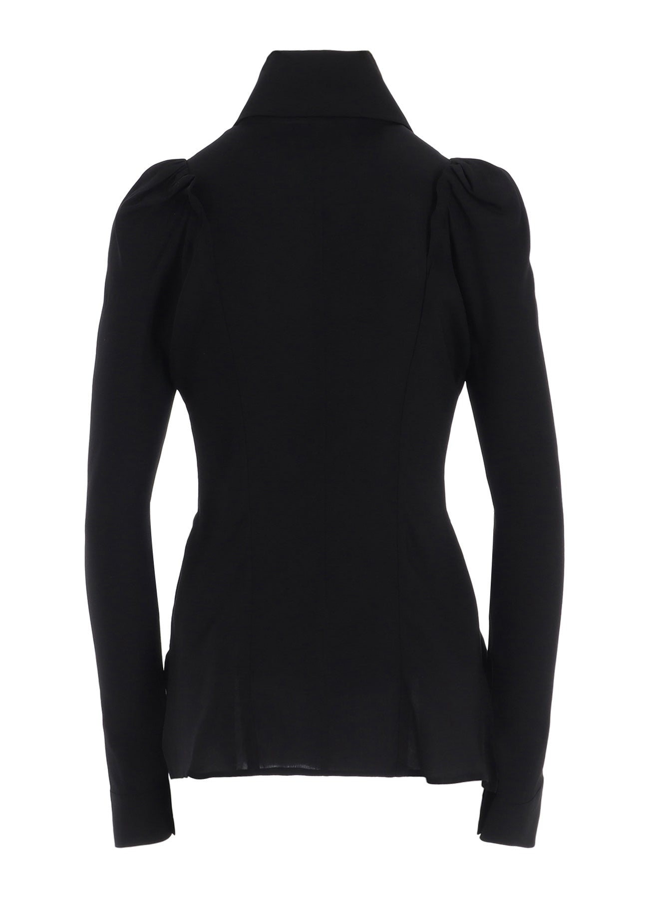 Stylish Cellulose Poplin Puff Sleeve Slim Fit Blouse for Women | Elegant Office Wear & Casual Outfits