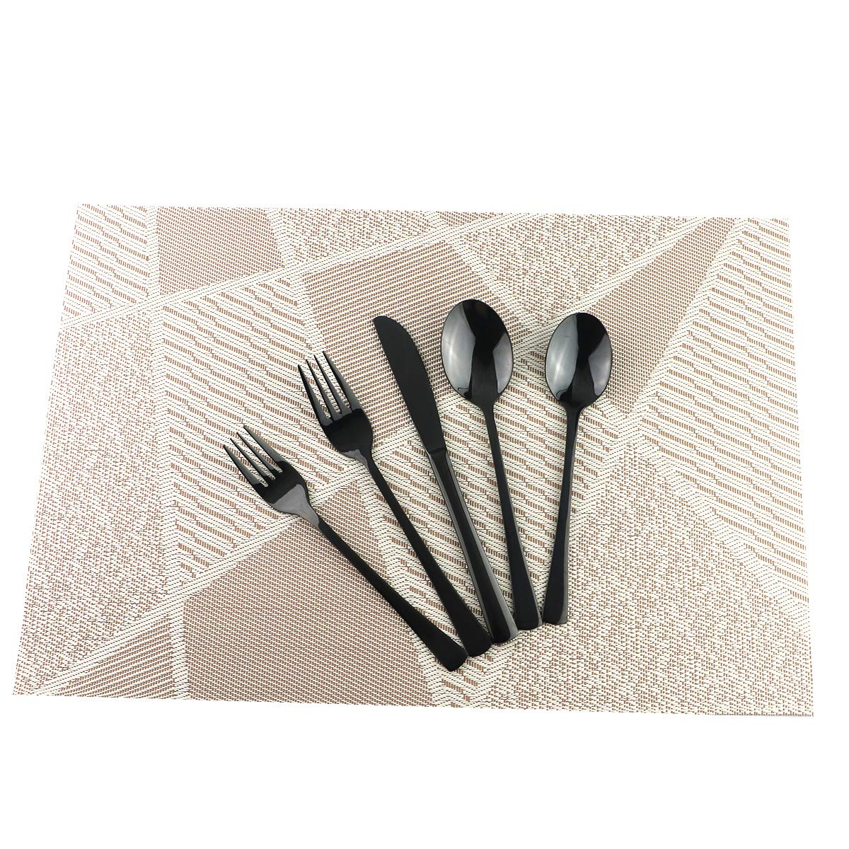 Premium 18/10 Stainless Steel Flatware Set - 20-Piece Mirror Polished Silverware Set for 4 (Knife, Fork, Spoon, Teaspoon, Dessert Fork) - Elegant Dinnerware for Formal Dining, Wedding Gifts & Restaurant Use