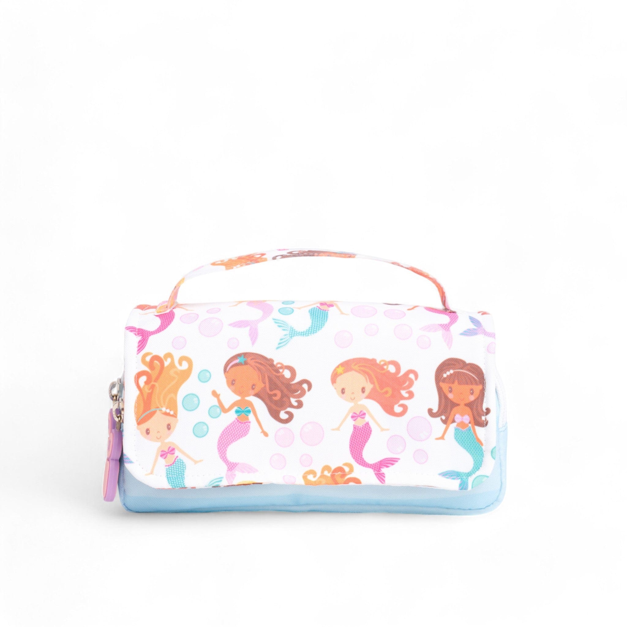 Cute Mermaid Pencil Case for School & Office - Waterproof Zipper Pouch for Girls Teens Women - Perfect for Backpack, College Supplies & Stationery Organization