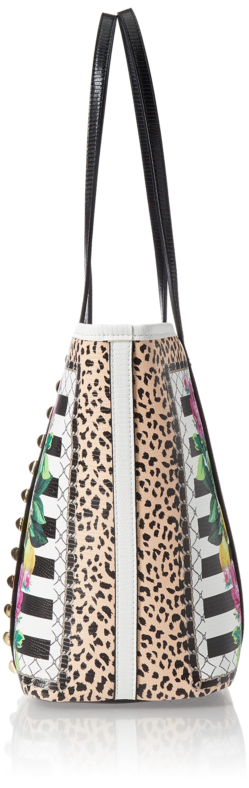 Betsey Johnson Black and White Amazing Tote Bag - Stylish Large Shoulder Bag for Women, Perfect for Work, Travel, and Everyday Use