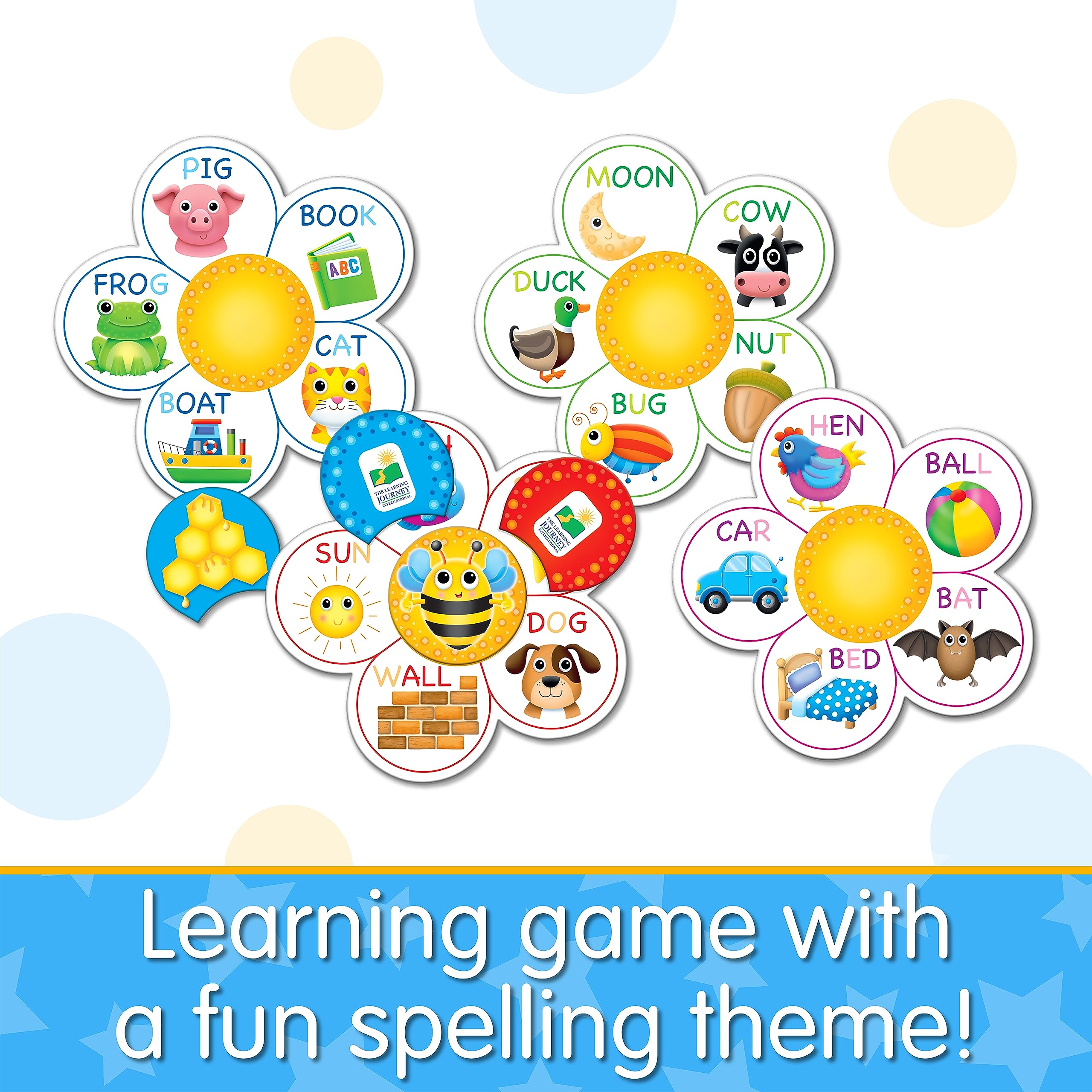 The Learning Journey: Play It! Spelling Bee - Educational Preschool Board Game for Kids Ages 3+, Fun Learning Toys for Boys & Girls, Multicolor (359242) - Perfect for Classroom, Homeschooling & Family Game Night
