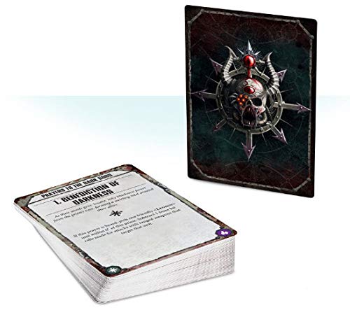 Warhammer 40,000 Chaos Space Marines Datacards Set - Official Games Workshop 40K Game Accessories for Tabletop Strategy Battles