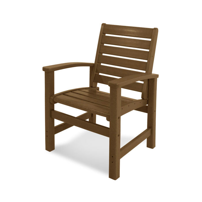 POLYWOOD Signature Dining Chair - Weather-Resistant Outdoor Furniture for Patio, Deck & Garden - Durable & Stylish Seating Solution