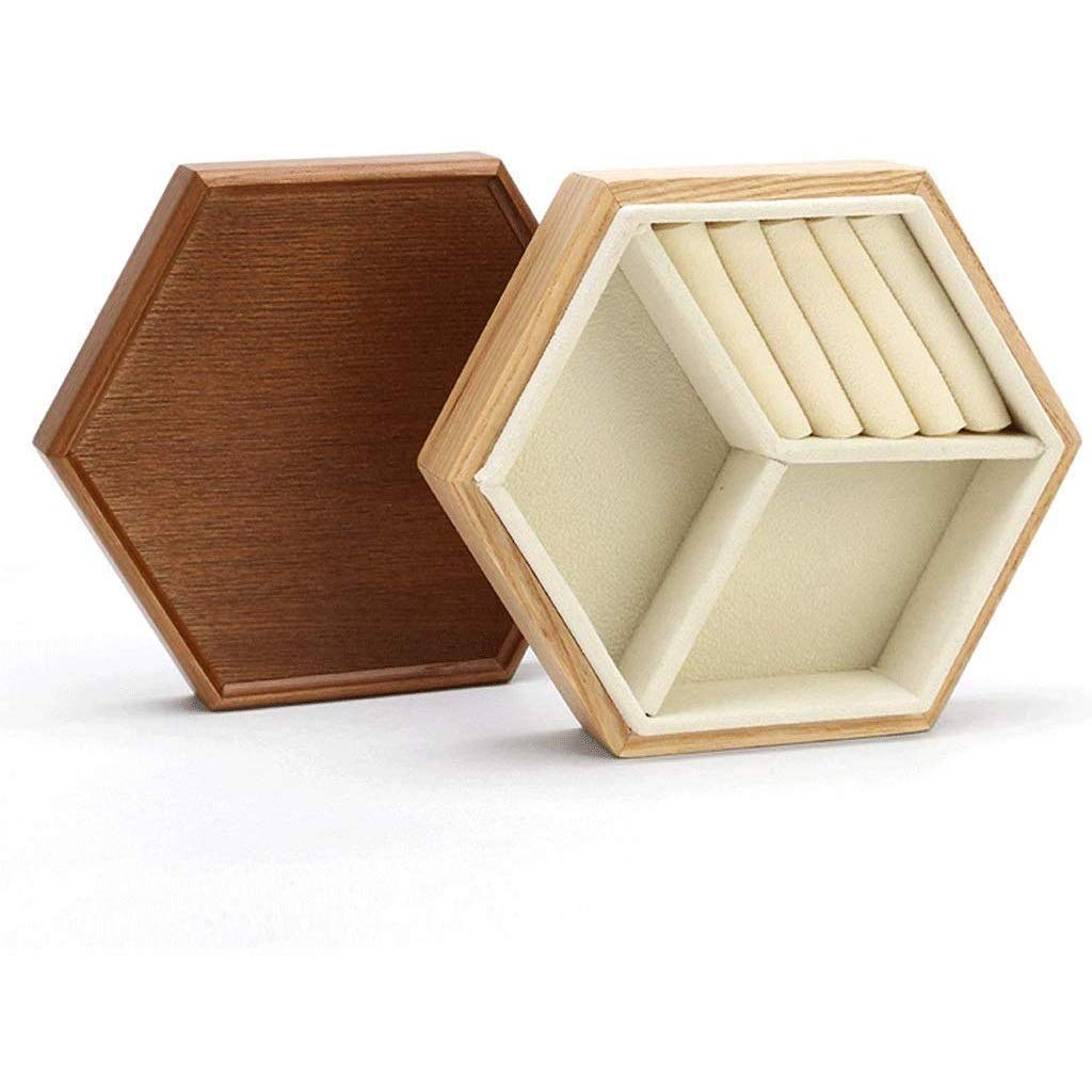 Large Leather Jewelry Organizer Box - Dustproof Jewelry Storage Case with High Capacity | Perfect for Necklace, Ring & Earring Organization at Home or Travel