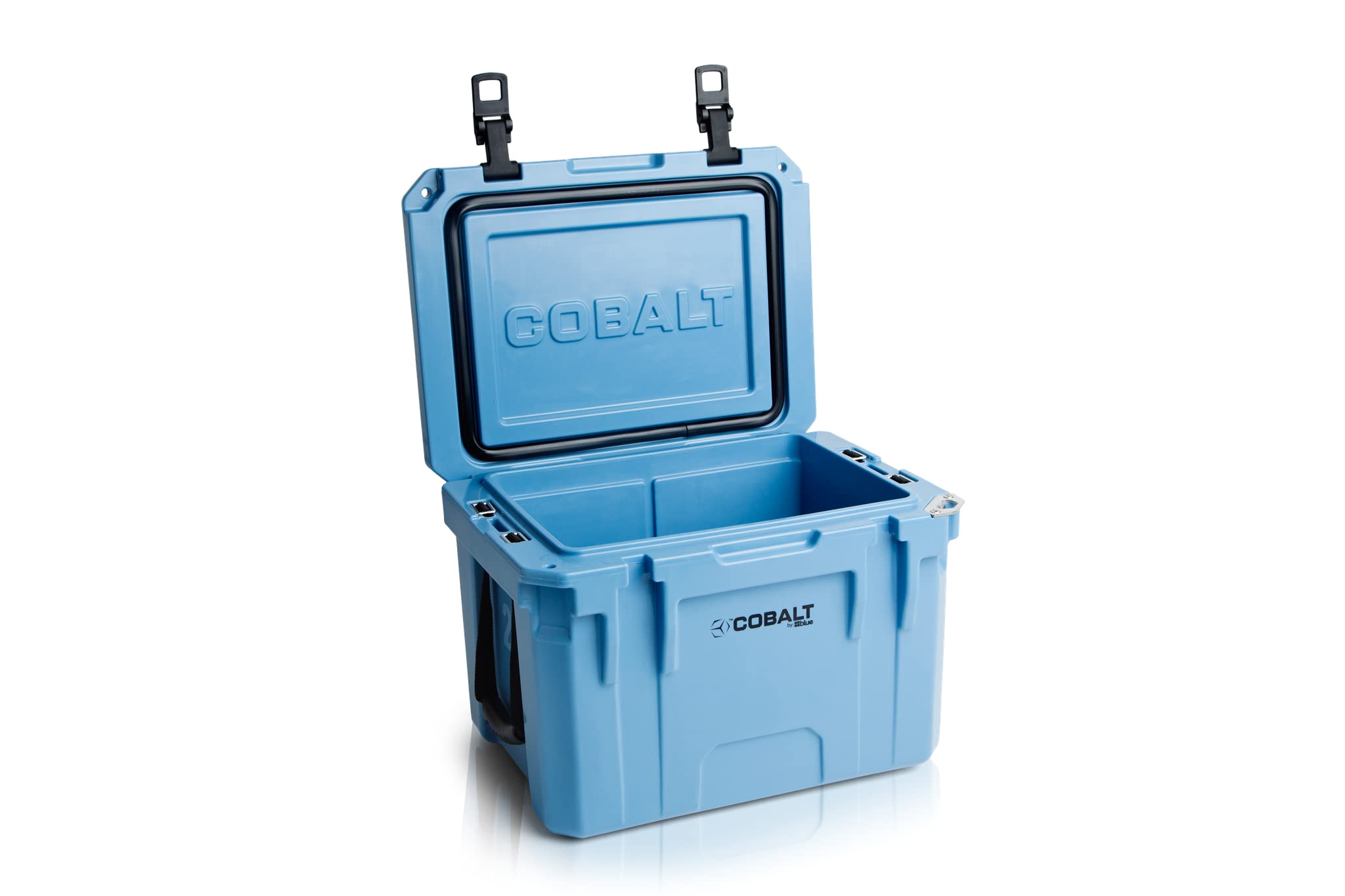 Premium 25 Quart Roto-Molded Super Ice Cooler - Heavy Duty Cobalt Cooler Keeps Ice for 3 Days | Perfect for Camping, Beach Trips, Tailgating & Outdoor Adventures