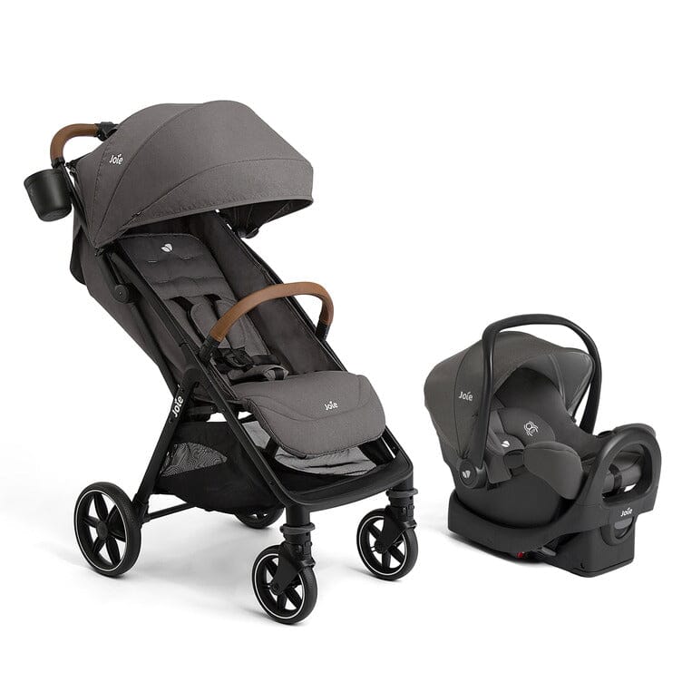 Joie Baby Nutmeg & Rue Travel System - Lightweight Stroller & Car Seat Combo for Safe & Comfortable Travels | Perfect for Newborns, Infants & Toddlers | Ideal for Shopping, Walks & Family Outings