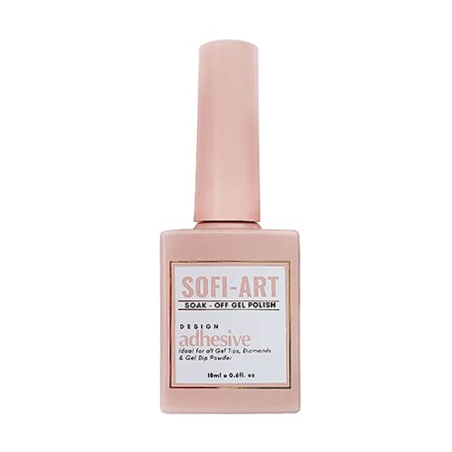 Sofi-Art Soak-Off Gel Polish - Professional Nail Design Adhesive for Gel Tips & Dip Powder - 0.5 oz - Perfect for Salon, Home Manicures & Nail Art DIY