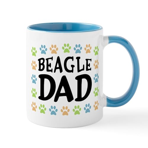 White/Blue Inside - Beagle Dad