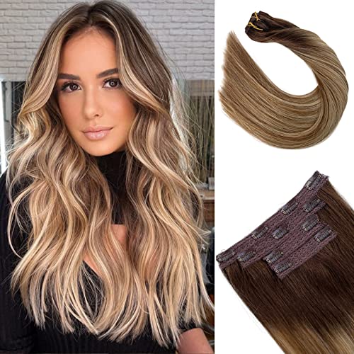 Hot#Brown Roots to Ash Brown with Bleach Blonde Highlights